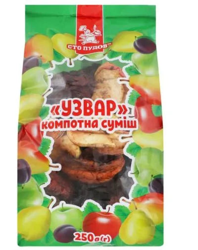 UZVAR DRIED FRUITS MIX COMPOTE 250gr