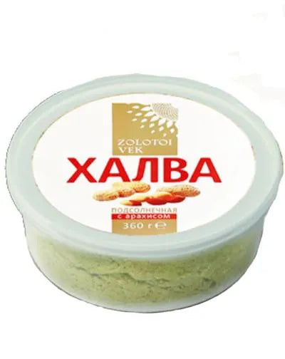 ZOLOTOY VEK HALVA WITH PEANUTS 360gr
