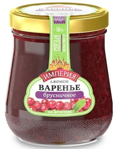 IMPERIA DJEMOV (NO SUGAR) COWBERRY PRESERVE 550gr
