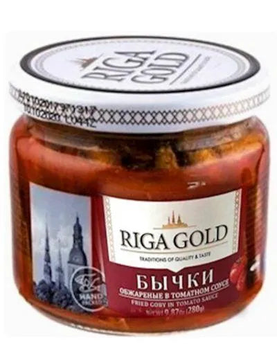 RIGA GOLD FRIED GOBY IN TOMATO SAUCE 280gr