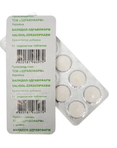 VALIDOL 10 TABLETS