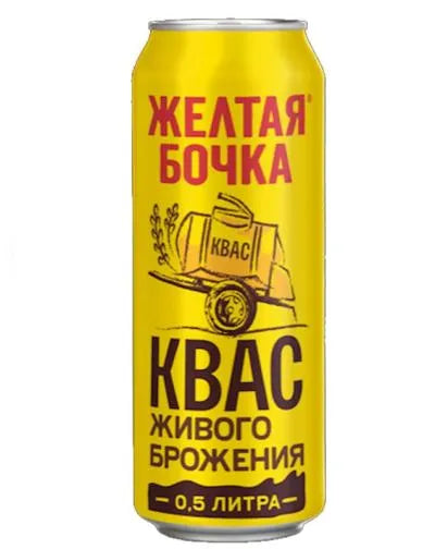 ZHELTAYA BOCHKA KVAS 0.5lt