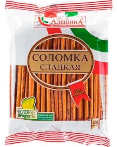 ALESHINA SOLOMKA BREAD STICKS SWEET 200gr