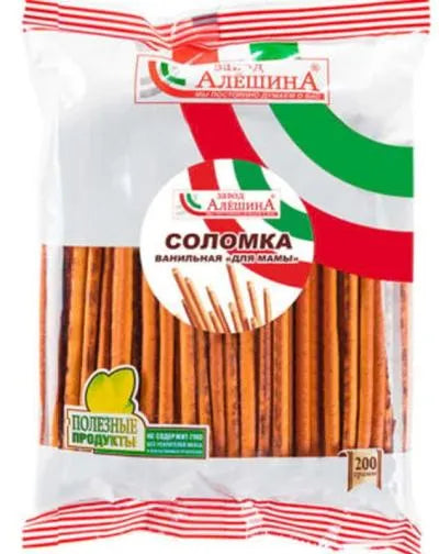 ALESHINA SOLOMKA BREAD STICKS VANILLA 200gr