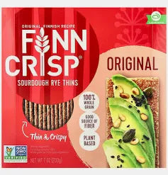 FINN CRISP ORIGINAL RYE CRISP CRACKERS 200gr