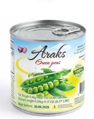 ARAKS GREEN PEAS (CAN) 425gr