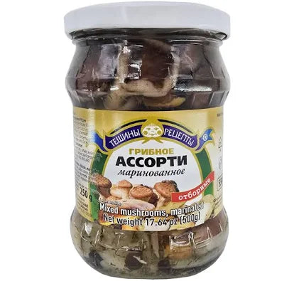 ASSORTI MUSHROOMS IN BRINE (V RASSOLE) 550gr