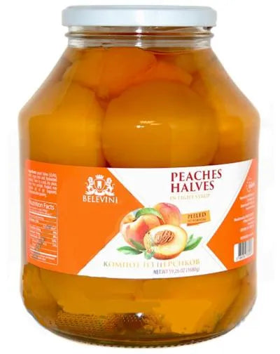 BELEVINI HALF PEACHES COMPOTE 1680gr