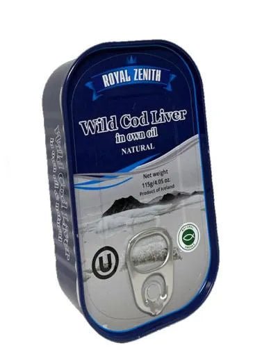 WILD COD LIVER IN OWN OIL 115gr