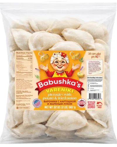 BABUSHKA'S VARENIKI WITH POTATOES & FRIED ONION 2lb