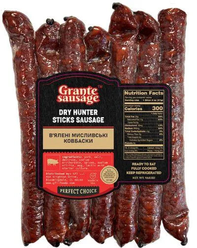 GRANTE SAUSAGE HUNTER STICKS DRY CURED SAUSAGE (1-1.2lb)