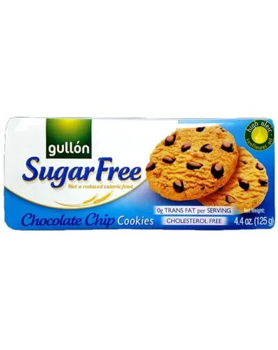 GULLON CHOCOLATE CHIPS COOKIES SUGAR FREE 125gr