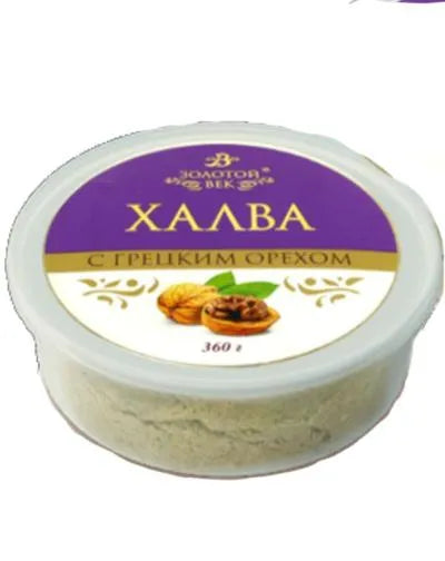 ZOLOTOY VEK HALVA WITH WALNUTS 360gr