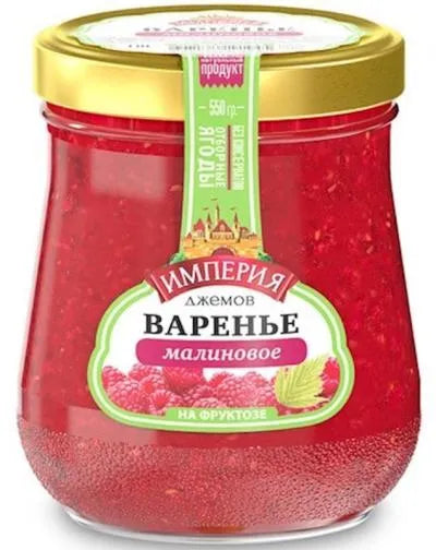 IMPERIA JEMOV RASPBERRY PRESERVE (NO SUGAR) 550gr