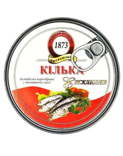 EXCLUSIVE BALTIC SPRATS IN TOMATO SAUCE 240gr