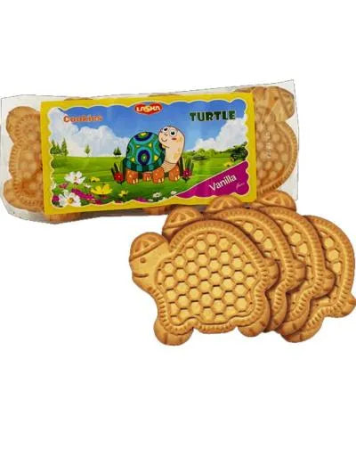 LASKA TURTLE COOKIES VANILLA FLAVOR 335gr