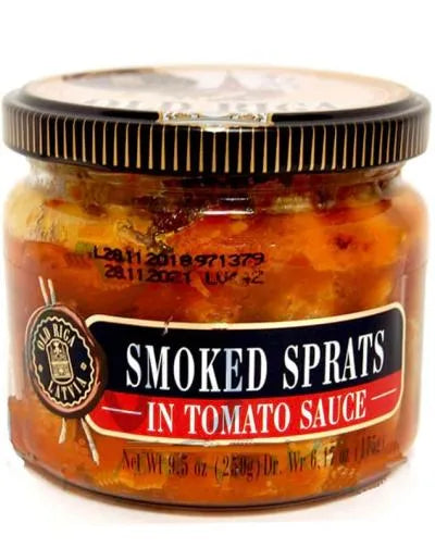 OLD RIGA SMOKED SPRATS IN TOMATO SAUCE 250gr