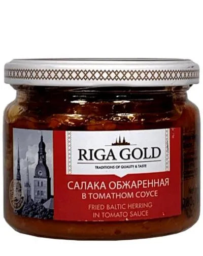 RIGA GOLD FRIED HERRING IN TOMATO SAUCE 280gr