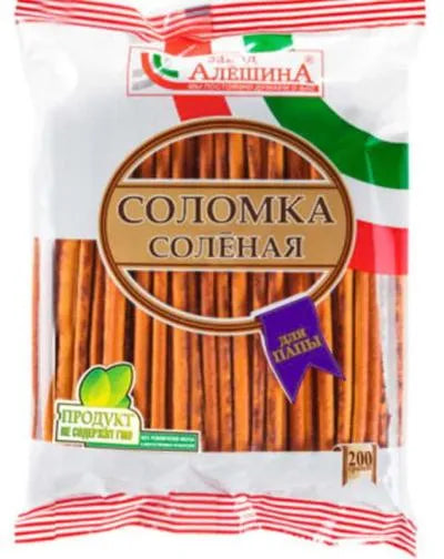 ALESHINA SOLOMKA BREAD STICKS WITH SALT 200gr