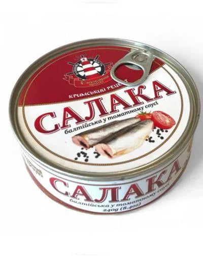 EXCLUSIVE SALAKA (HERRING) IN TOMATO SAUCE 240gr