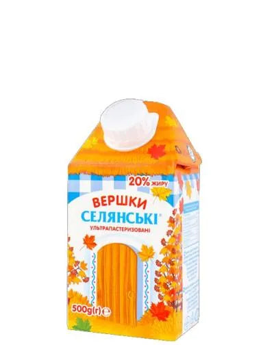 SELYANSKOE SLIVKI 20% 0.5lt