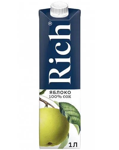 RICH APPLE JUICE 100% 1lt